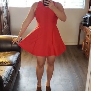 *SOLD* Red DO+BE Skater Skirt Mini Dress